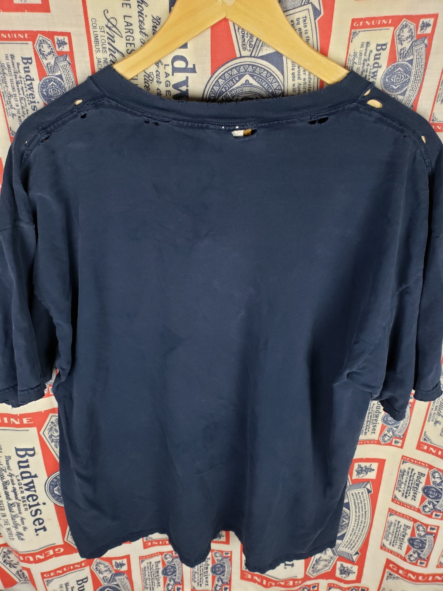 Vintage 1998 Distressed Faded Nutmeg Cleveland Indians Shirt(25"x28")XL
