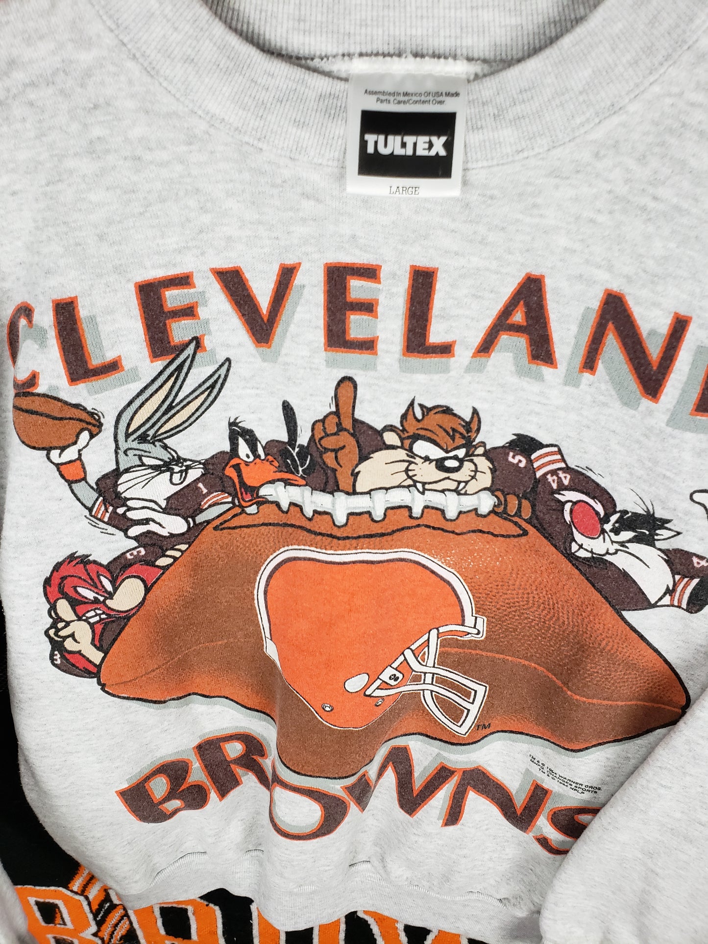 Vintage 1994 Cleveland Browns Looney Tunes Crewneck(21"x27")M
