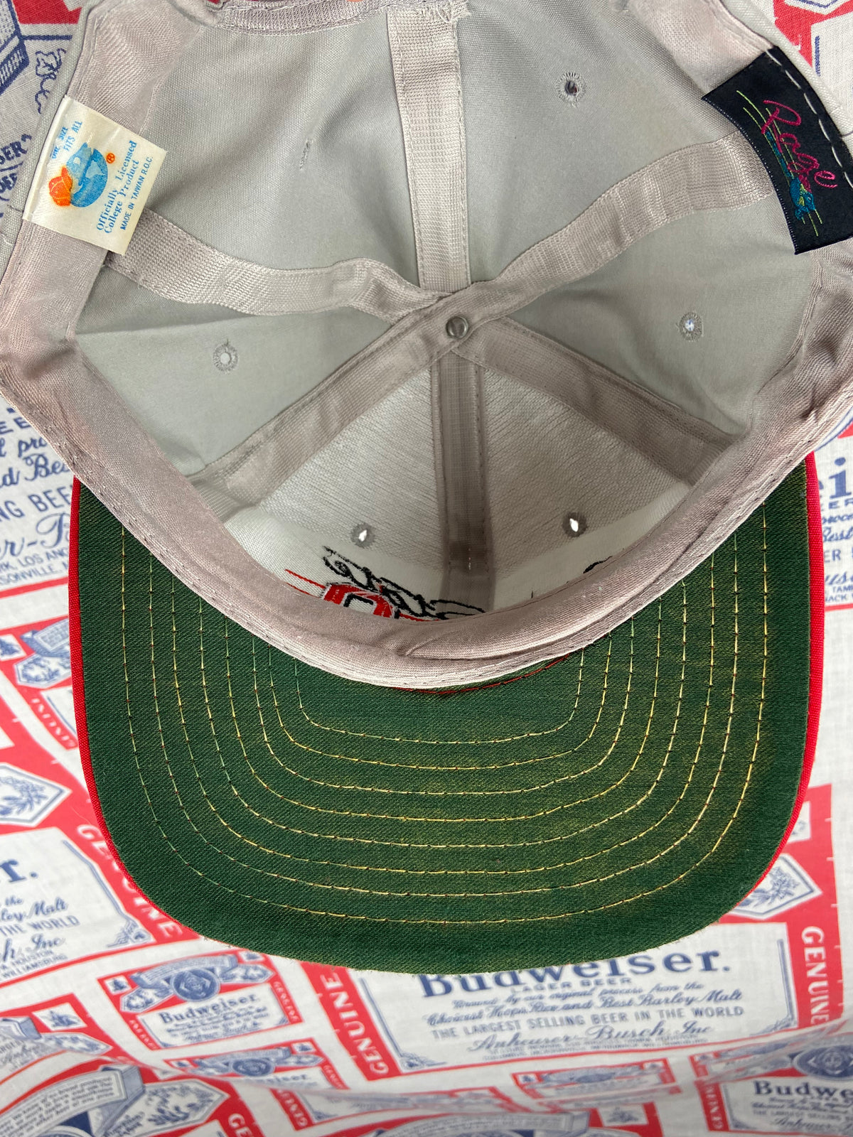 Vintage 1990s Bleached Out Lid Ohio State Buckeyes SnapBack