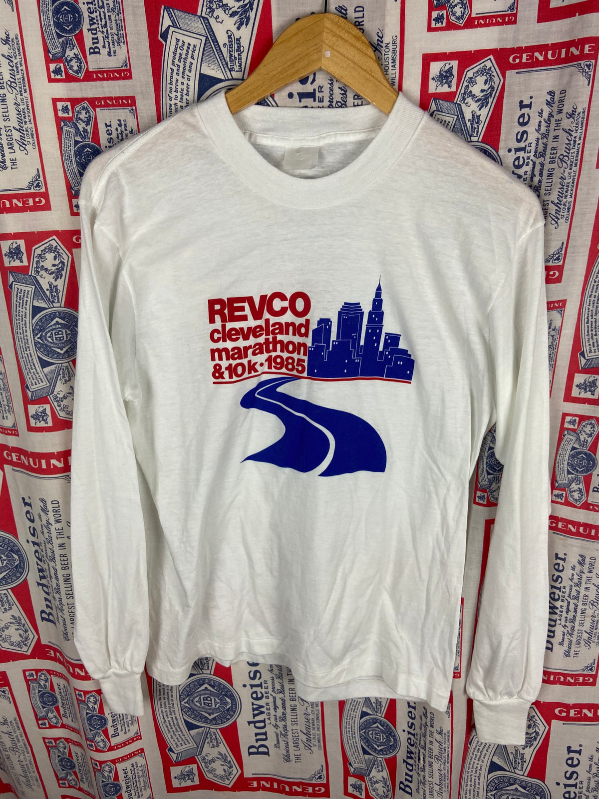Vintage 1985 Revco Cleveland Marathon Shirt Medium(21”x26”)