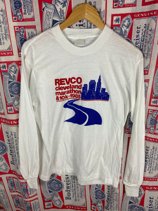 Vintage 1985 Revco Cleveland Marathon Shirt Medium(21”x26”)