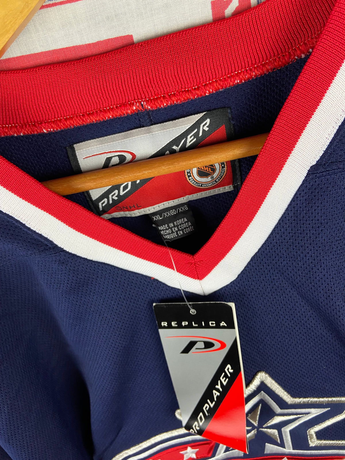Vintage 1999-2000 Pro Player Columbus Blue Jackets Jersey NWT XXL(31”x34”)