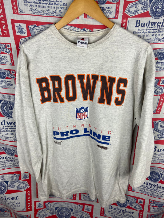 Vintage 1993 Riddell Cleveland Browns Shirt Large(22”x30”)