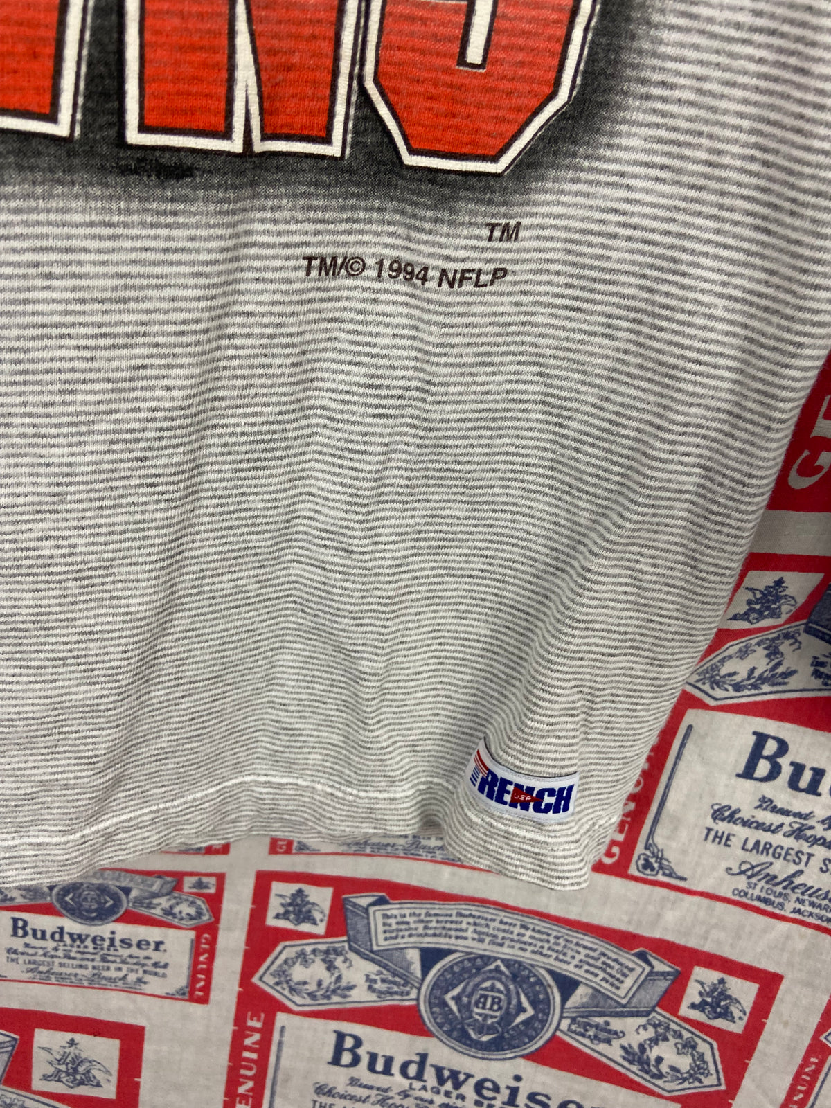 Vintage 1994 Cleveland Browns Hooded Long Sleeve Shirt Medium(20”x27”)