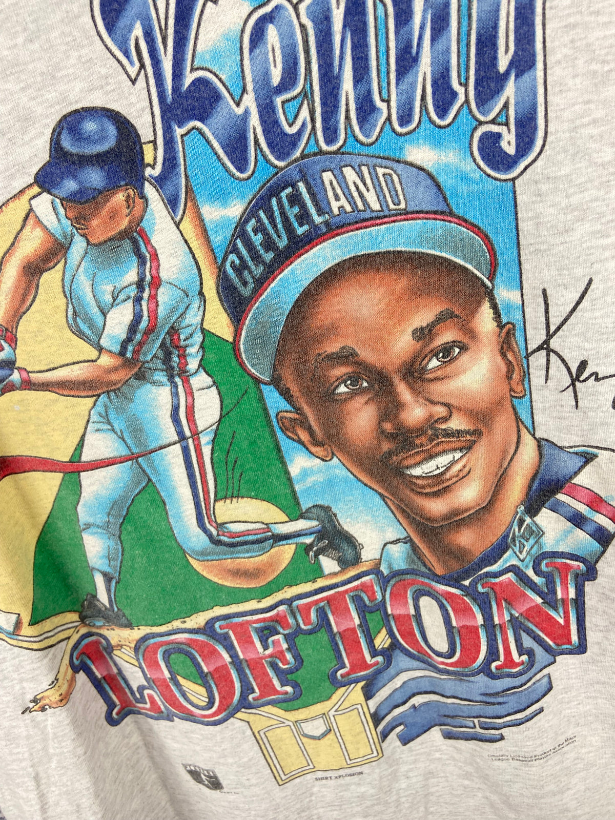 Vintage 1990s Kenny Lofton Xplosion Shirt Large(22”x28”)