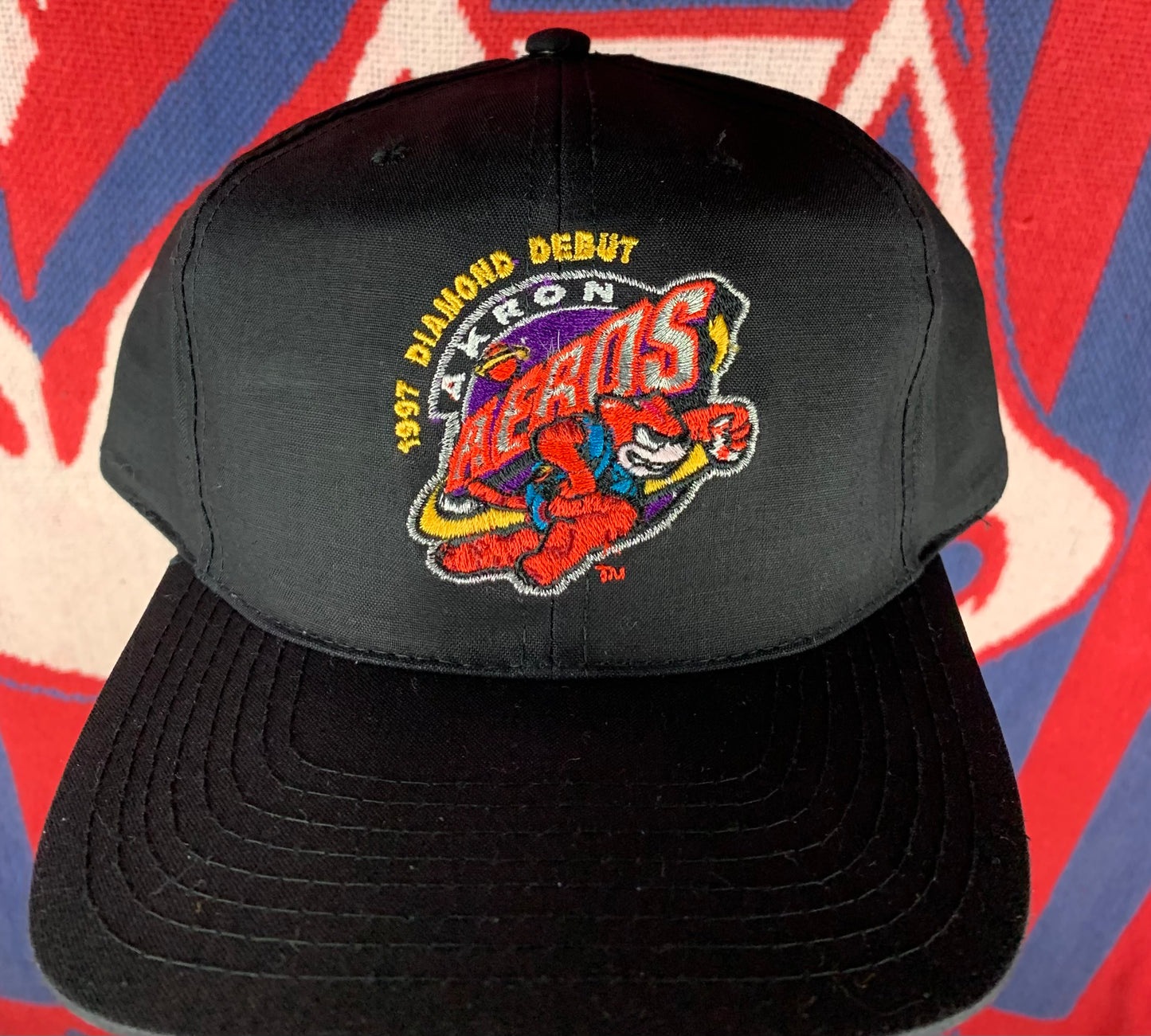 Vintage 1997 Akron Aeros Snapback