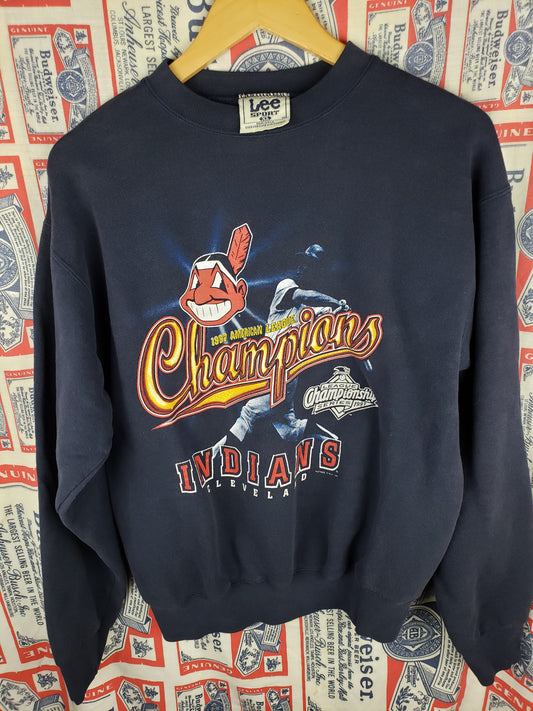 Vintage 1997 Cleveland Indians Crewneck(23"x26")M