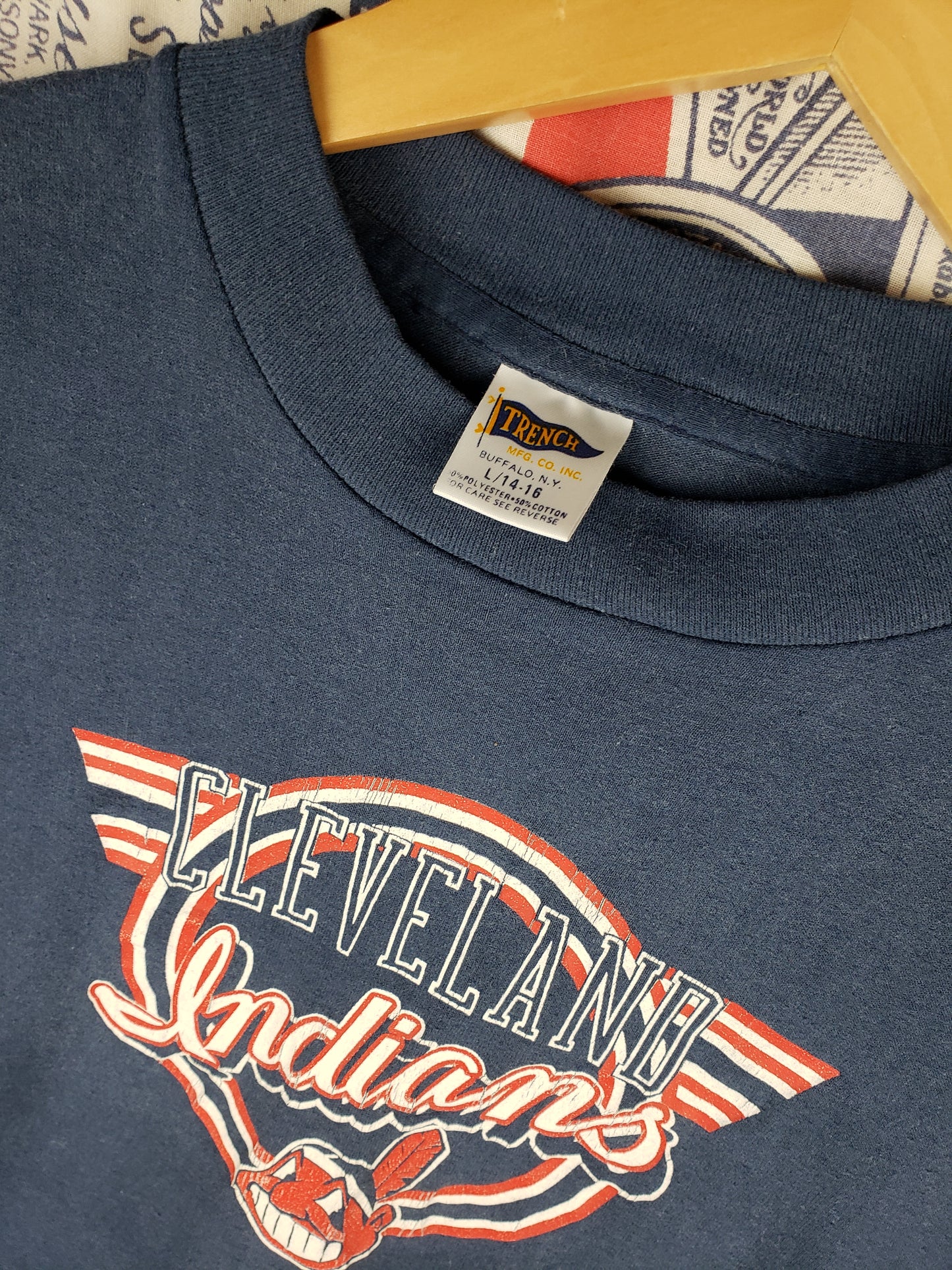 Vintage 1980s Cleveland Indians Shirt(15"x22")XS