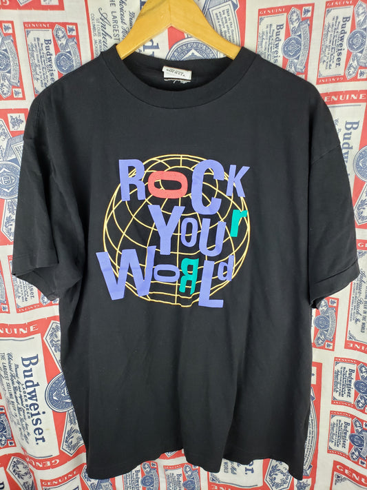 Vintage 1990s Cleveland Rock n Roll HOF Shirt(25"x29')XL