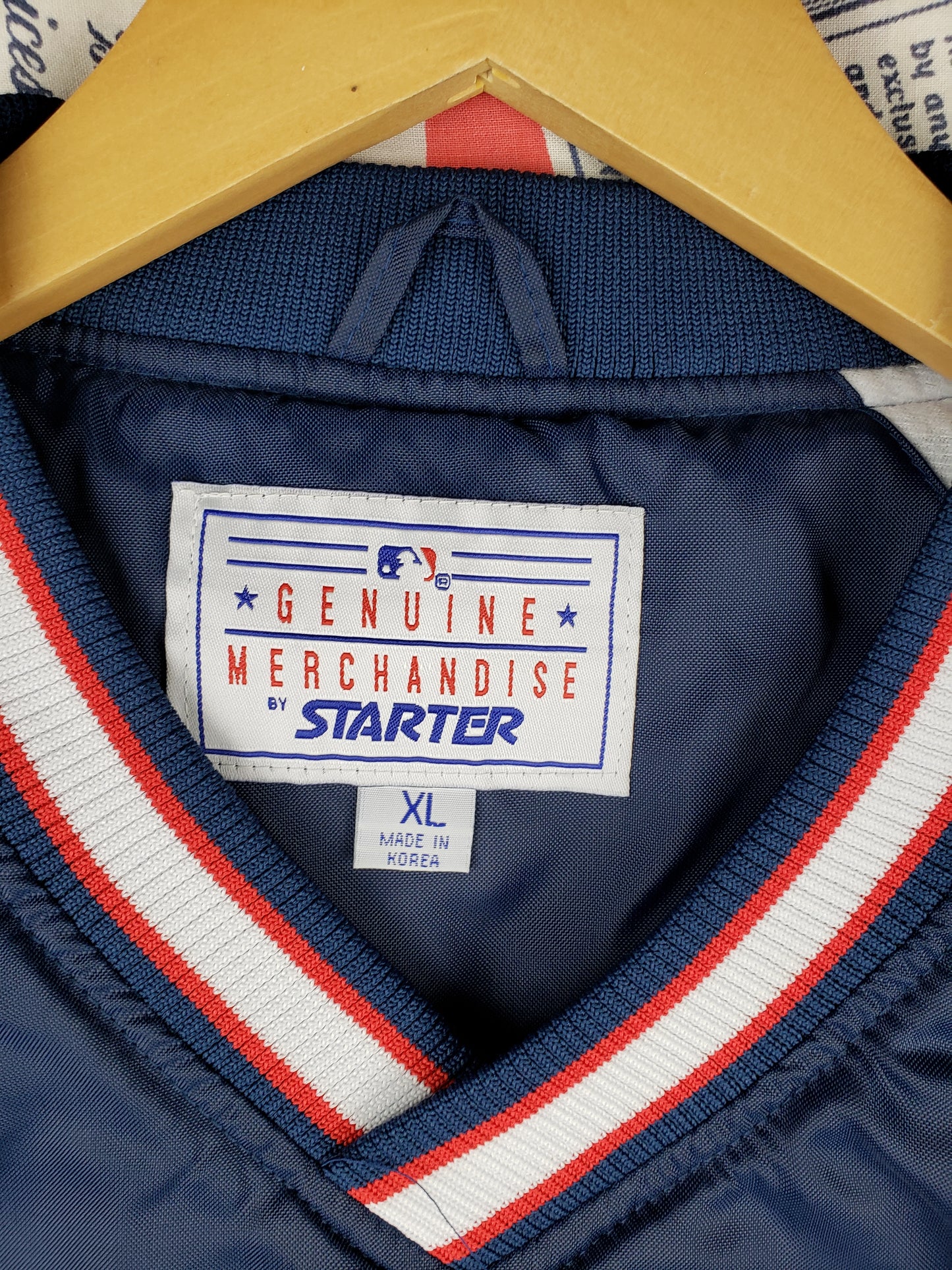Vintage 1990s Starter Cleveland Indians Lined Pullover(25"x28")XL