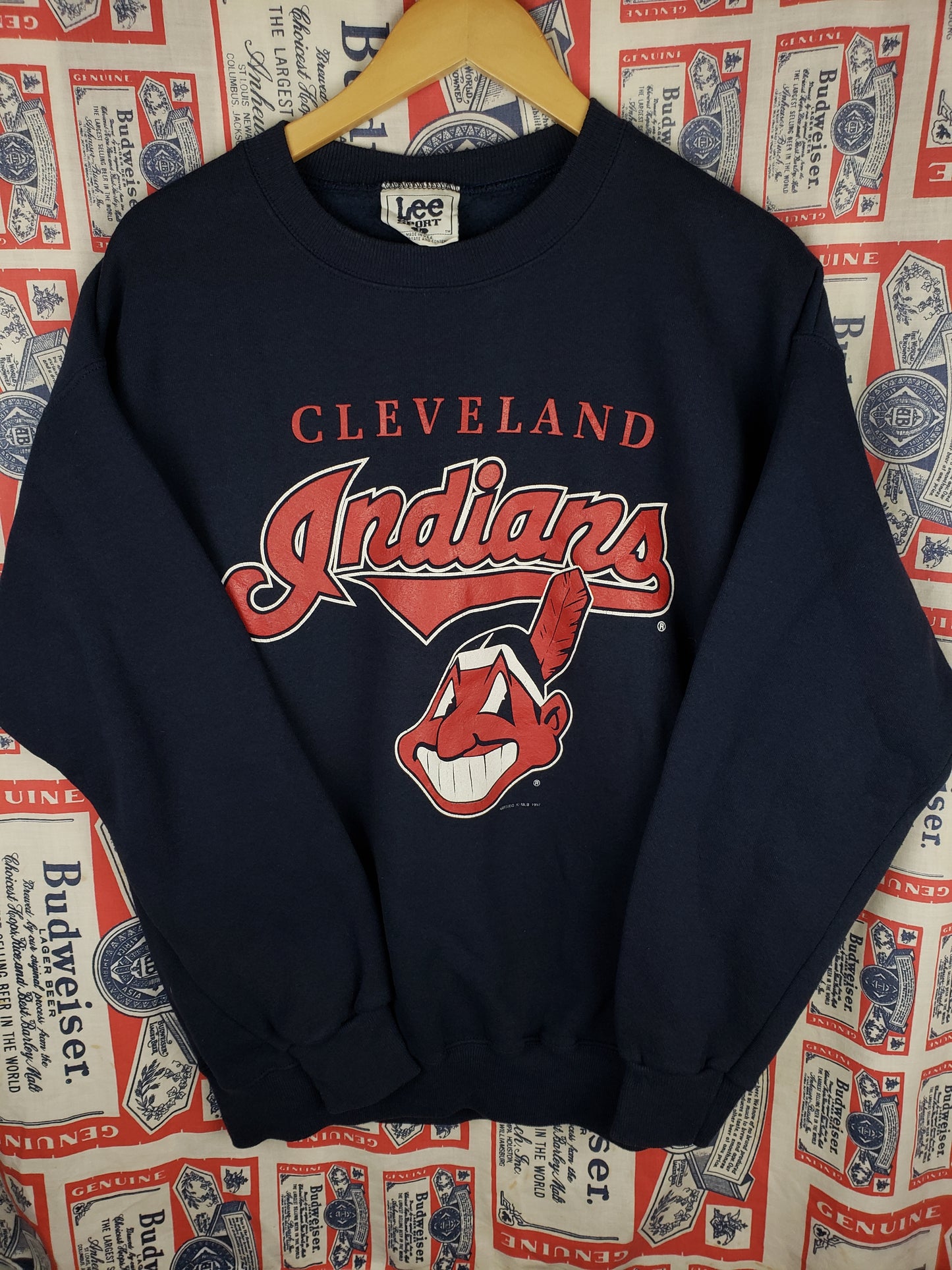 Vintage 1997 Cleveland Indians Crewneck(24"x28")L