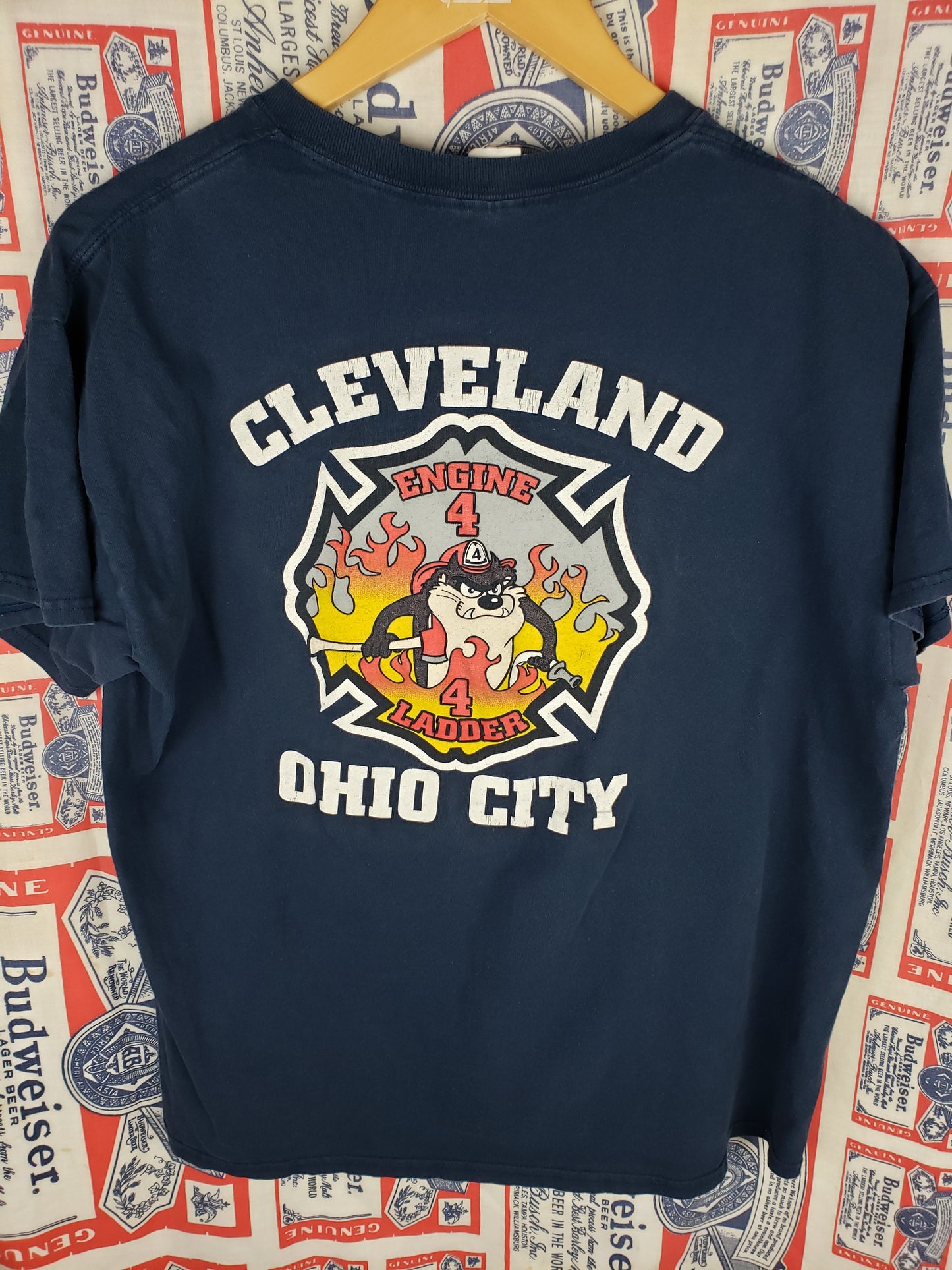 Vintage 2000s Ohio City FD Taz Shirt(22"x25")M