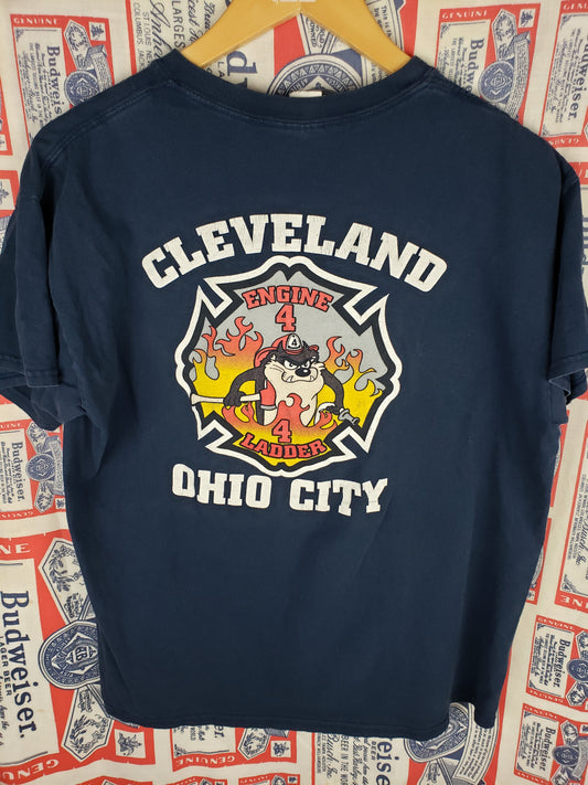 Vintage 2000s Ohio City FD Taz Shirt(22"x25")M