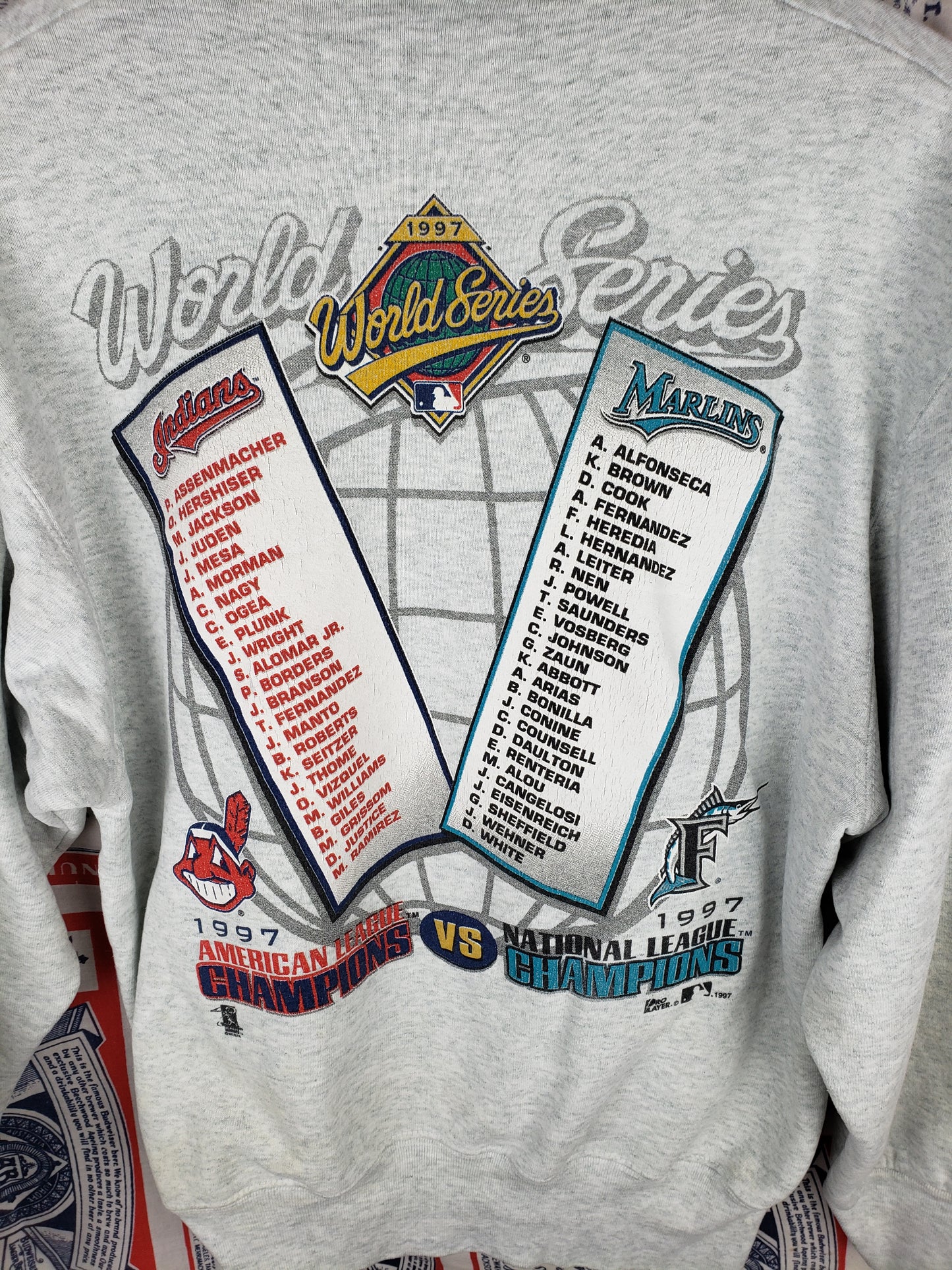 Vintage 1997 Cleveland Indians Crewneck(22"x25")M