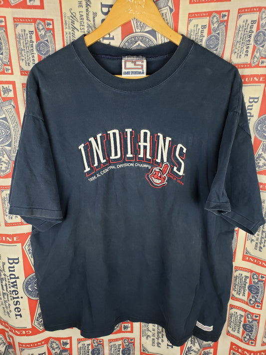 Vintage 1996 Cleveland Indians Embroidered Shirt(24"x29")XL