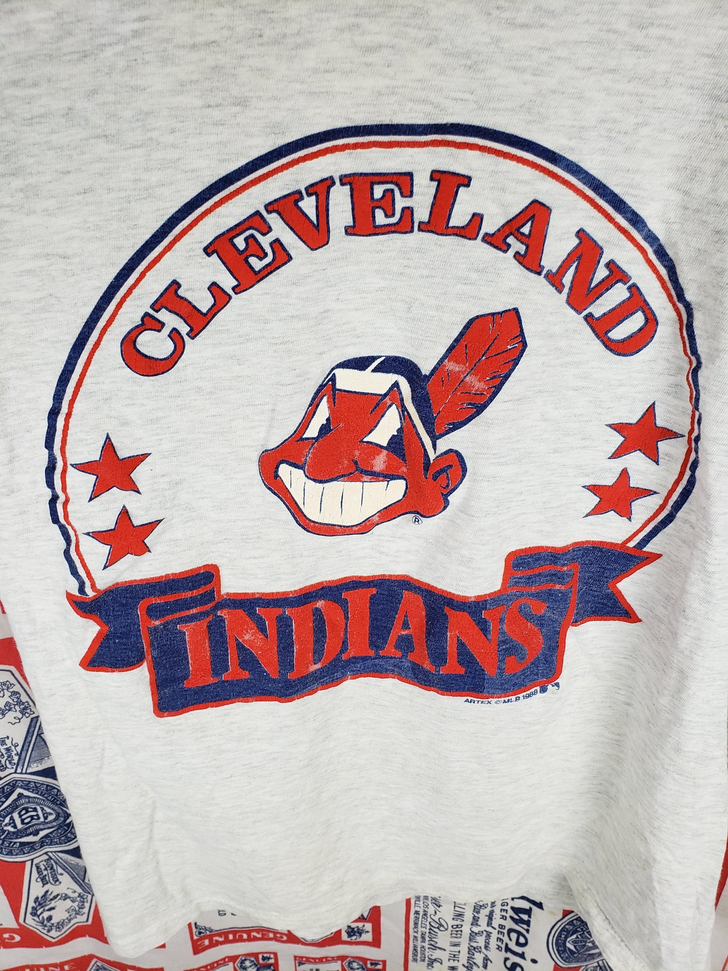 Vintage 1988 Cleveland Indians Shirt(21"x25")S