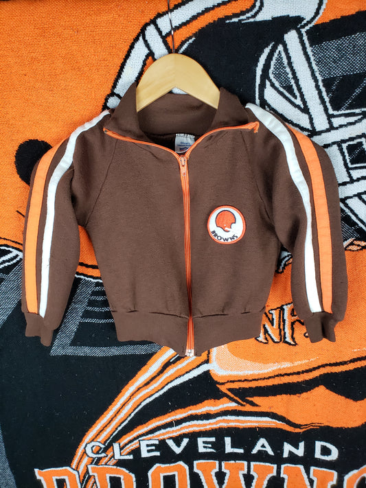 Vintage 1970s 1980s Cleveland Browns Youth/Toddler Jacket(14"x15")