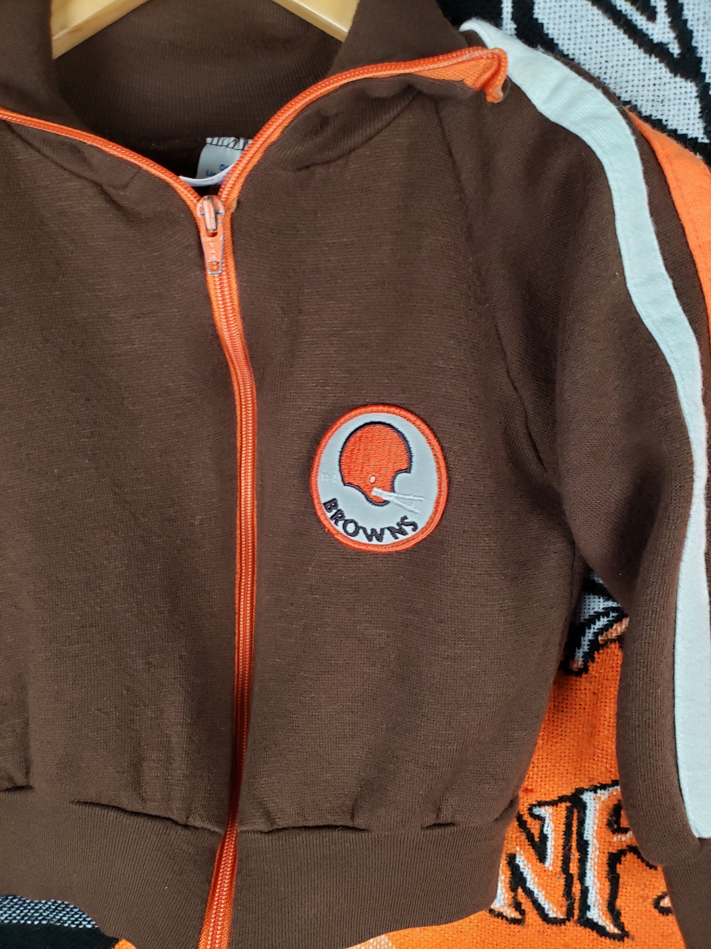 Vintage 1970s 1980s Cleveland Browns Youth/Toddler Jacket(14"x15")
