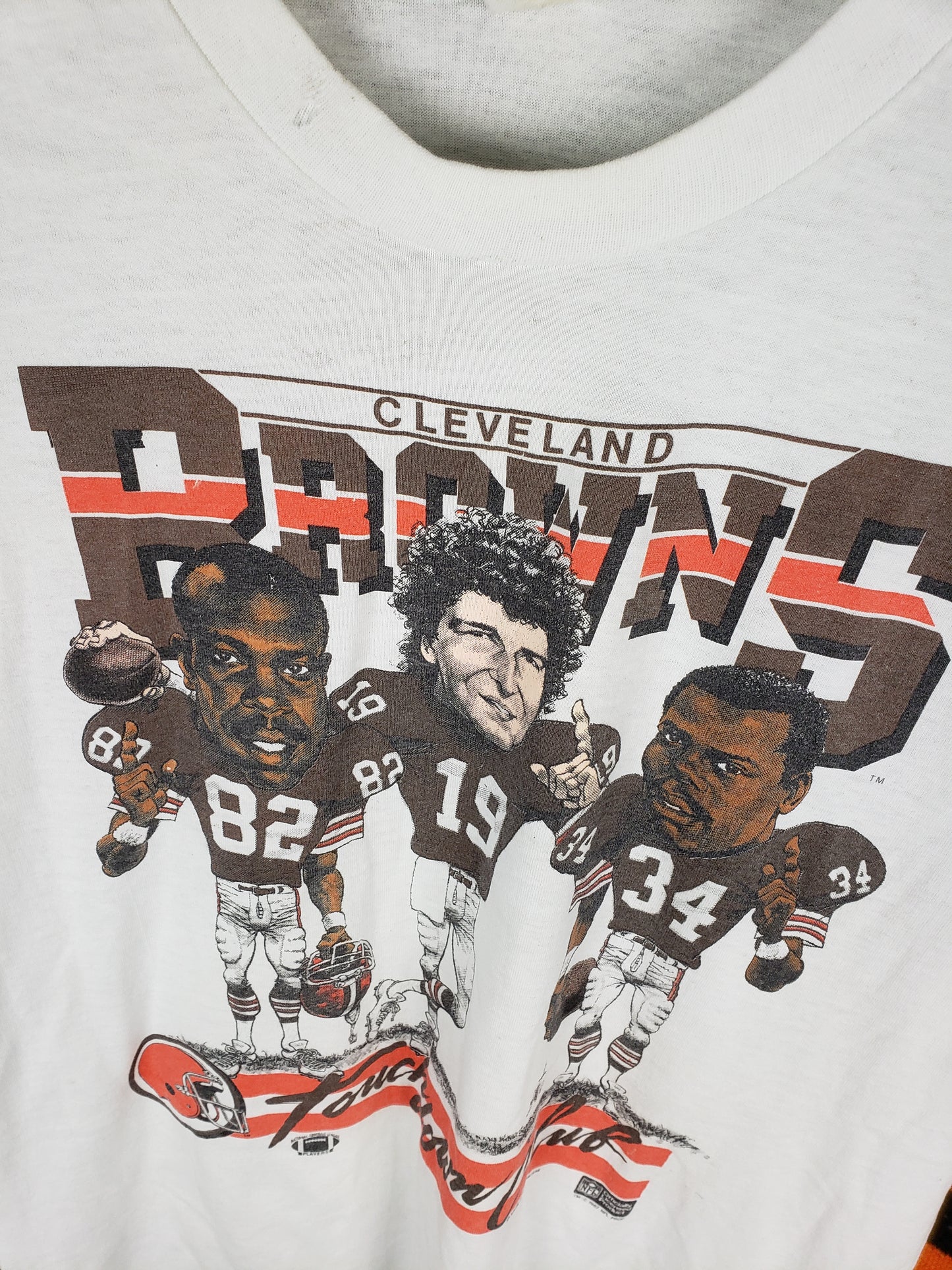 Vintage 1987 Cleveland Browns Caricature Shirt(20"x26")M