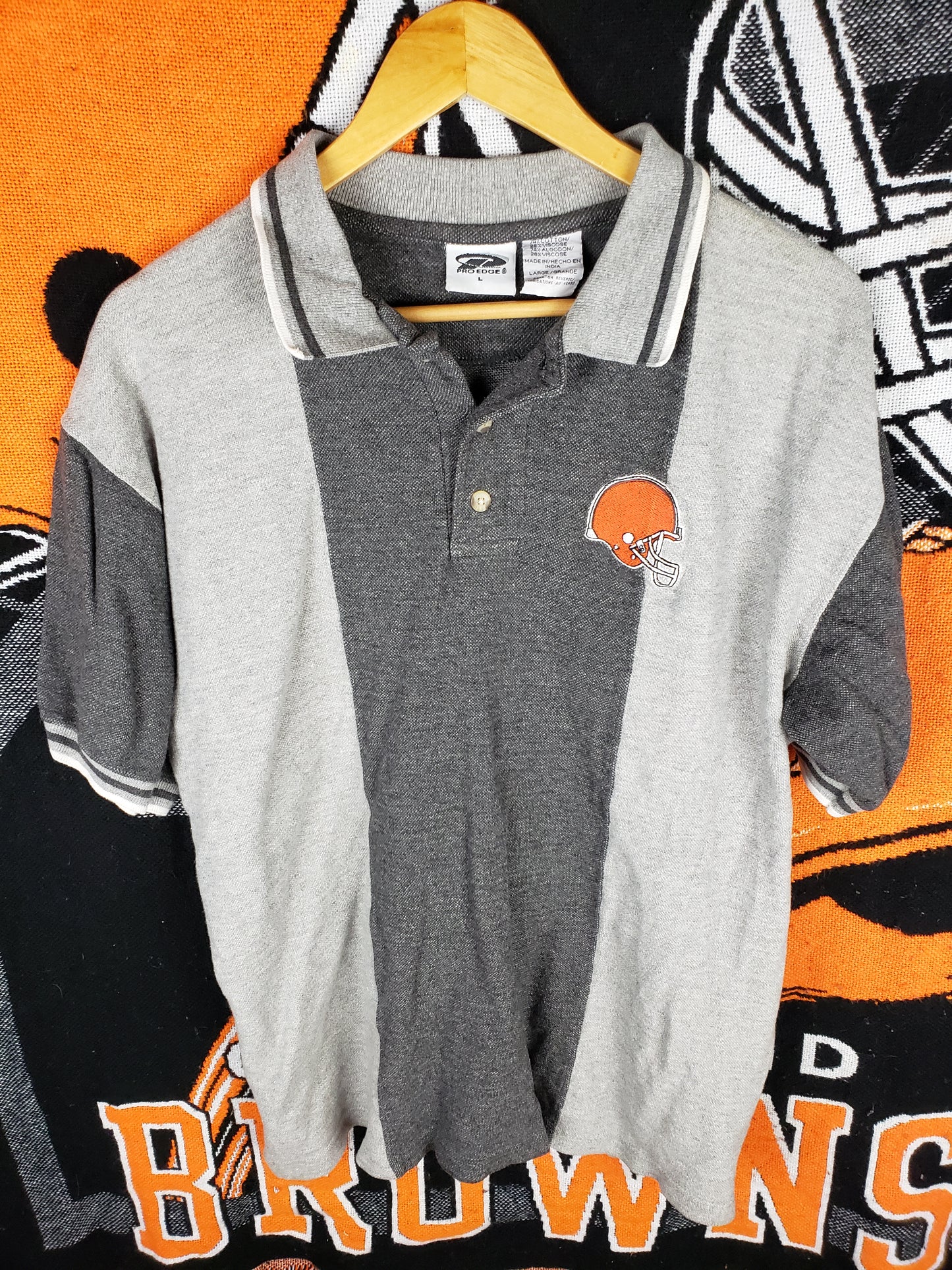 Vintage 1990s Cleveland Browns Polo(24"x28")L