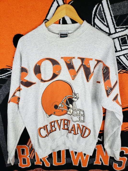 Vintage 1994 Cleveland Browns Spellout Crewneck(23"x28")