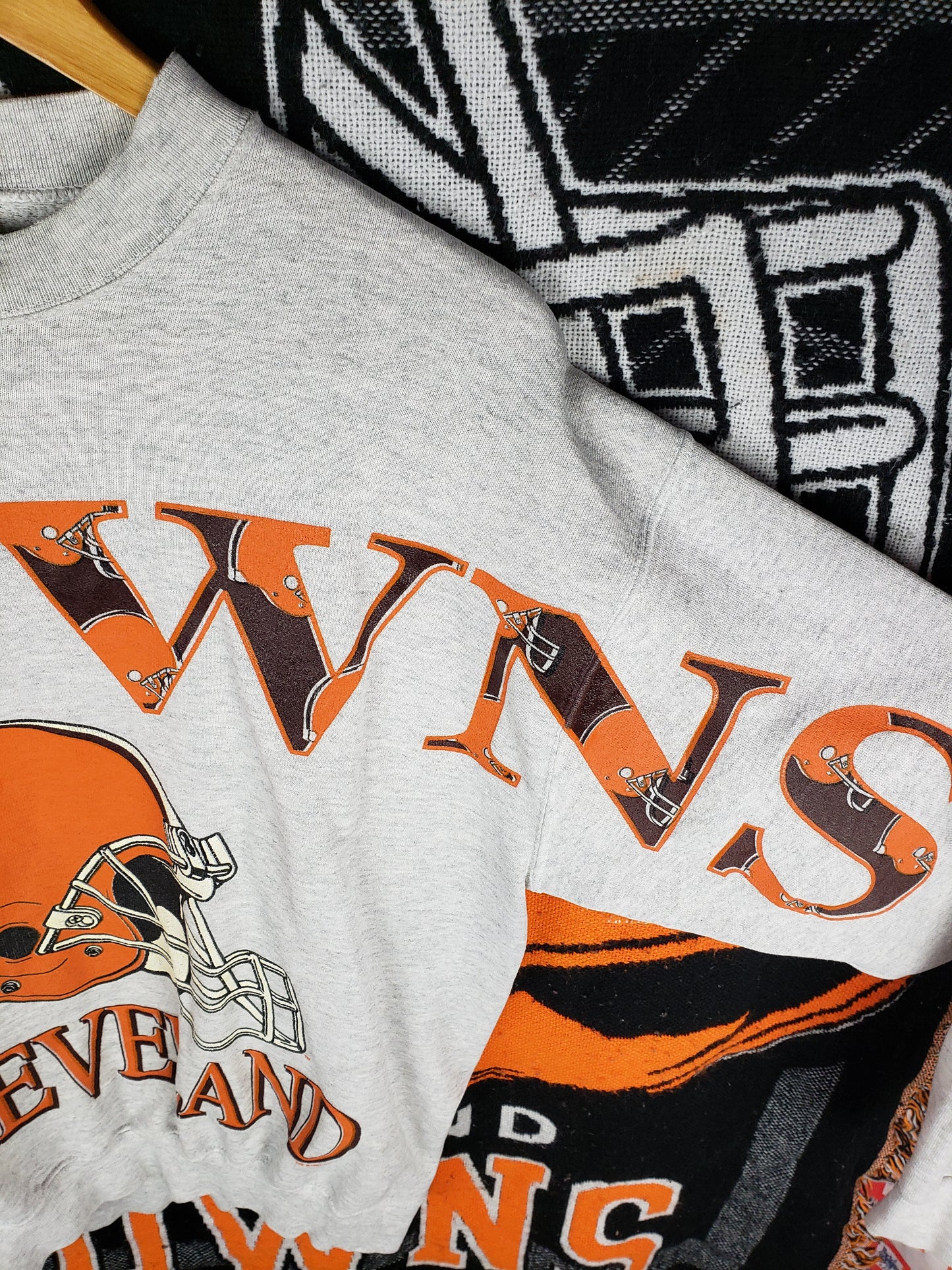 Vintage 1994 Cleveland Browns Spellout Crewneck(23"x28")