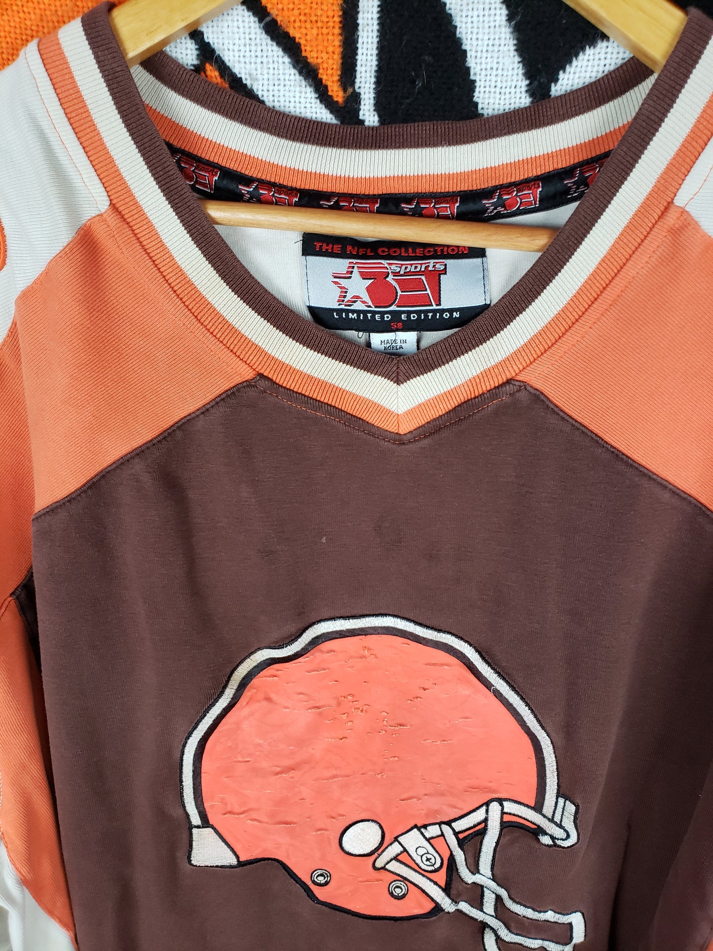 Vintage 1990s BET Limited Edition Cleveland Browns Long Sleeve(28"x30")XXL