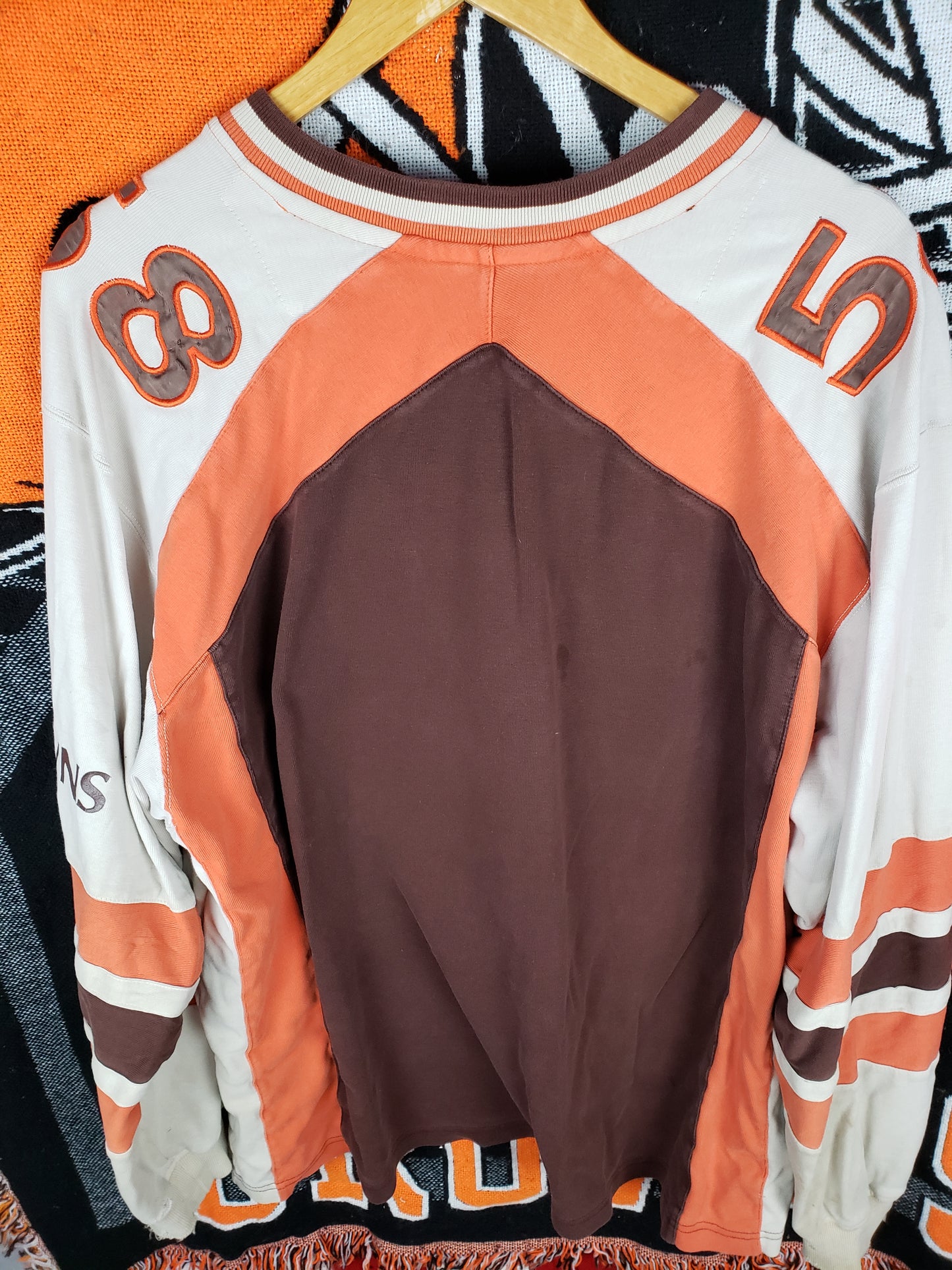 Vintage 1990s BET Limited Edition Cleveland Browns Long Sleeve(28"x30")XXL