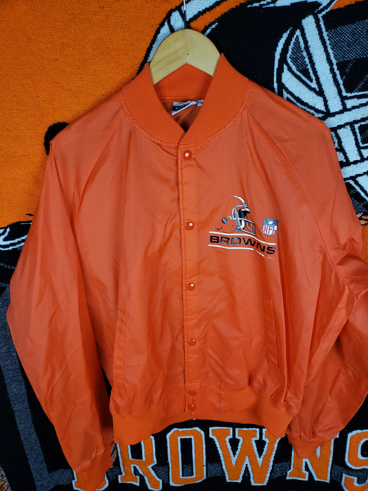 Vintage 1980s Chalk Line Cleveland Browns Windbreaker(23"x25")
