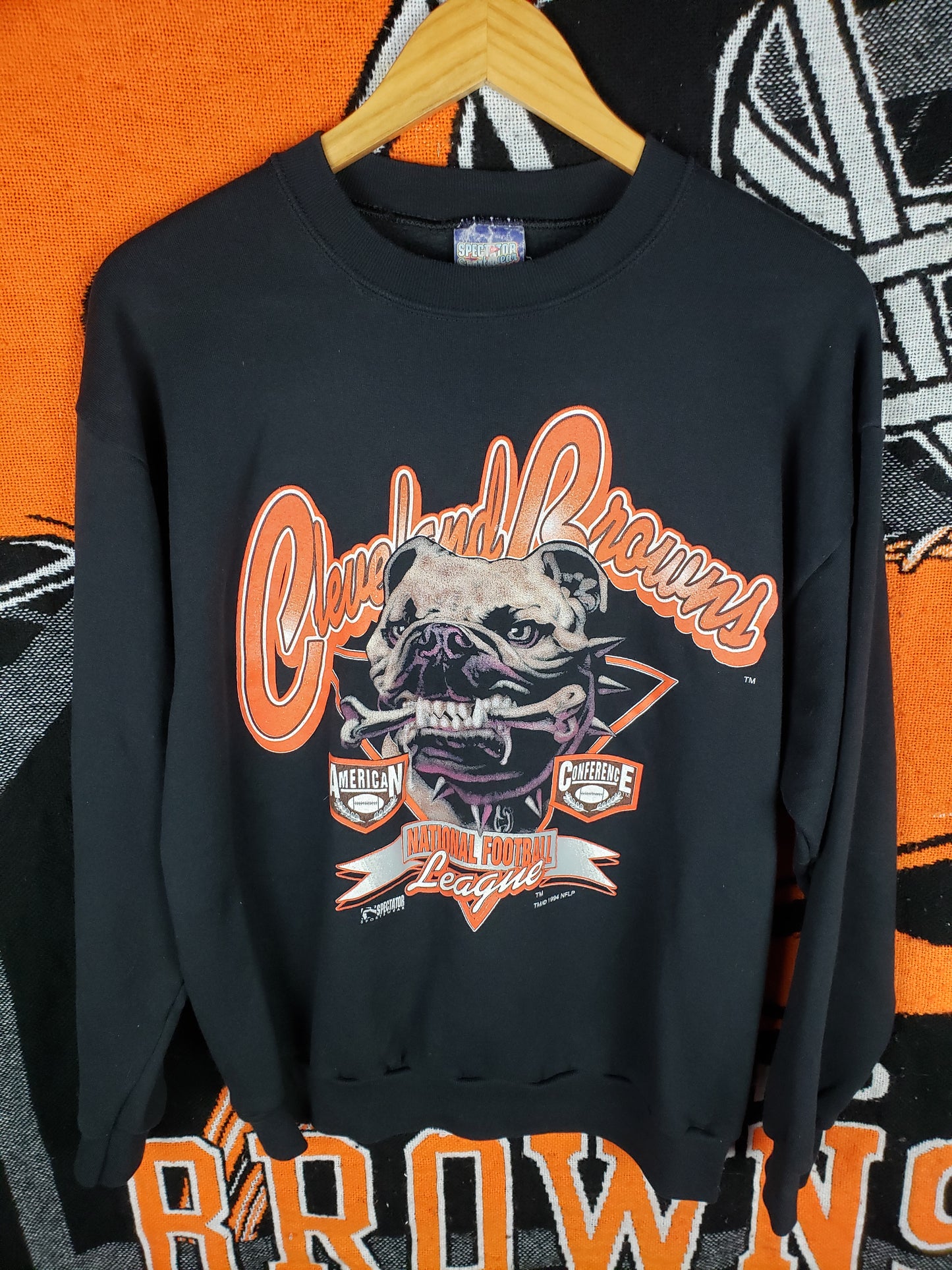 Rare Vintage 1994 Cleveland Browns Dawg Crewneck(23"x28")L