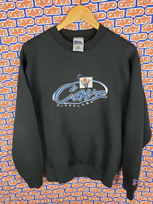 Vintage 1990s Cleveland Cavs Embroidered Crewneck(22"x27")M
