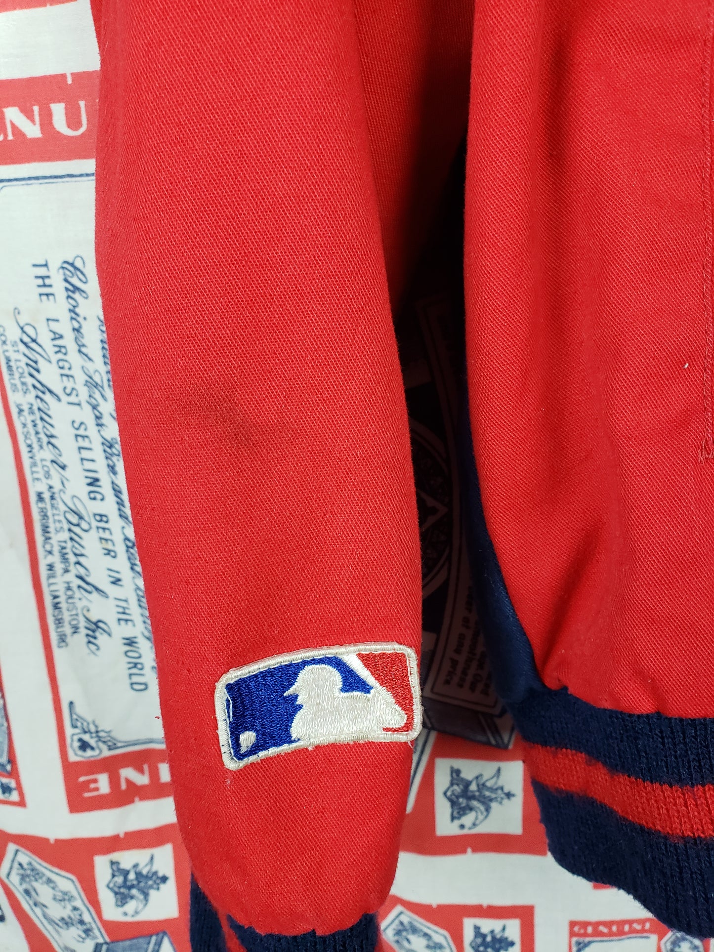 Vintage 1990s Cleveland Indians Bomber(24"x27.5")L