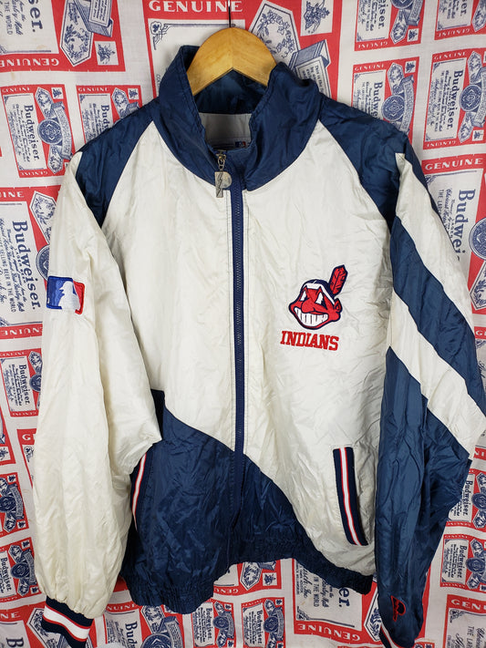 Vintage 1990s Pro Player Cleveland Indians Jacket(25"x29")XL