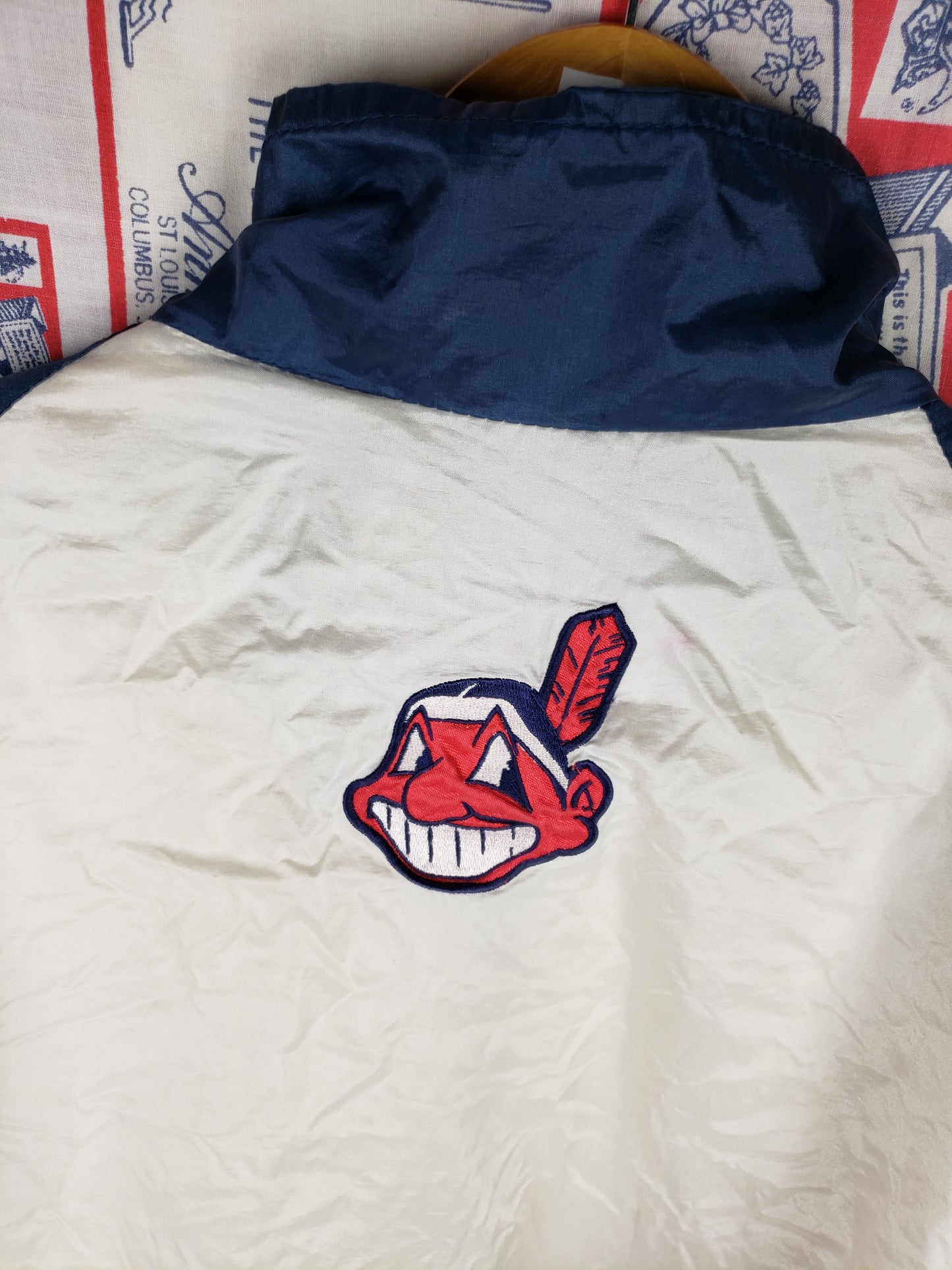 Vintage 1990s Pro Player Cleveland Indians Jacket(25"x29")XL