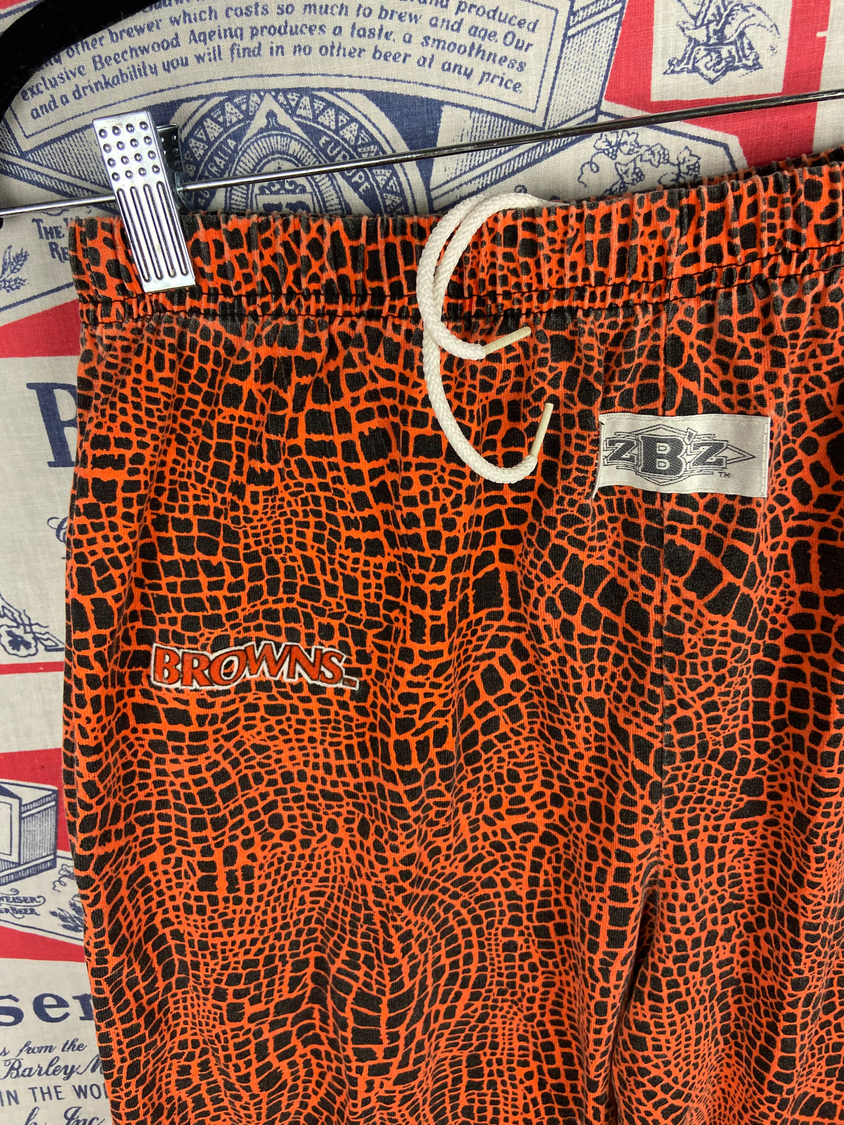 Vintage 1990s Cleveland Browns Zubaz Pants Small(26” waist 28”inseam)