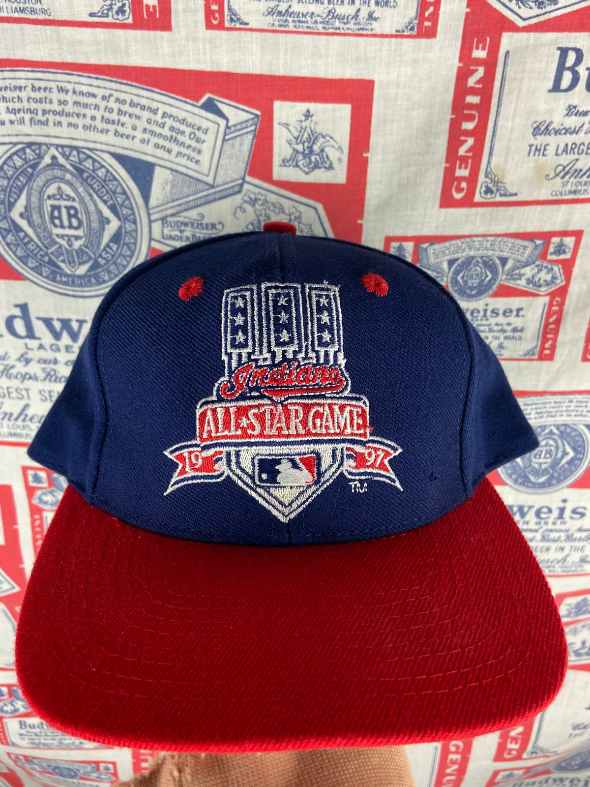 Vintage 1997 Wool Blend Cleveland Indians ASG SnapBack