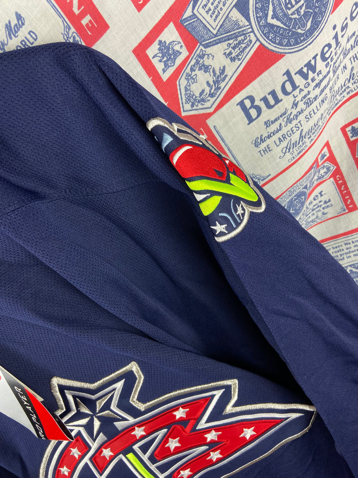 Vintage 1999-2000 Pro Player Columbus Blue Jackets Jersey NWT XXL(31”x34”)