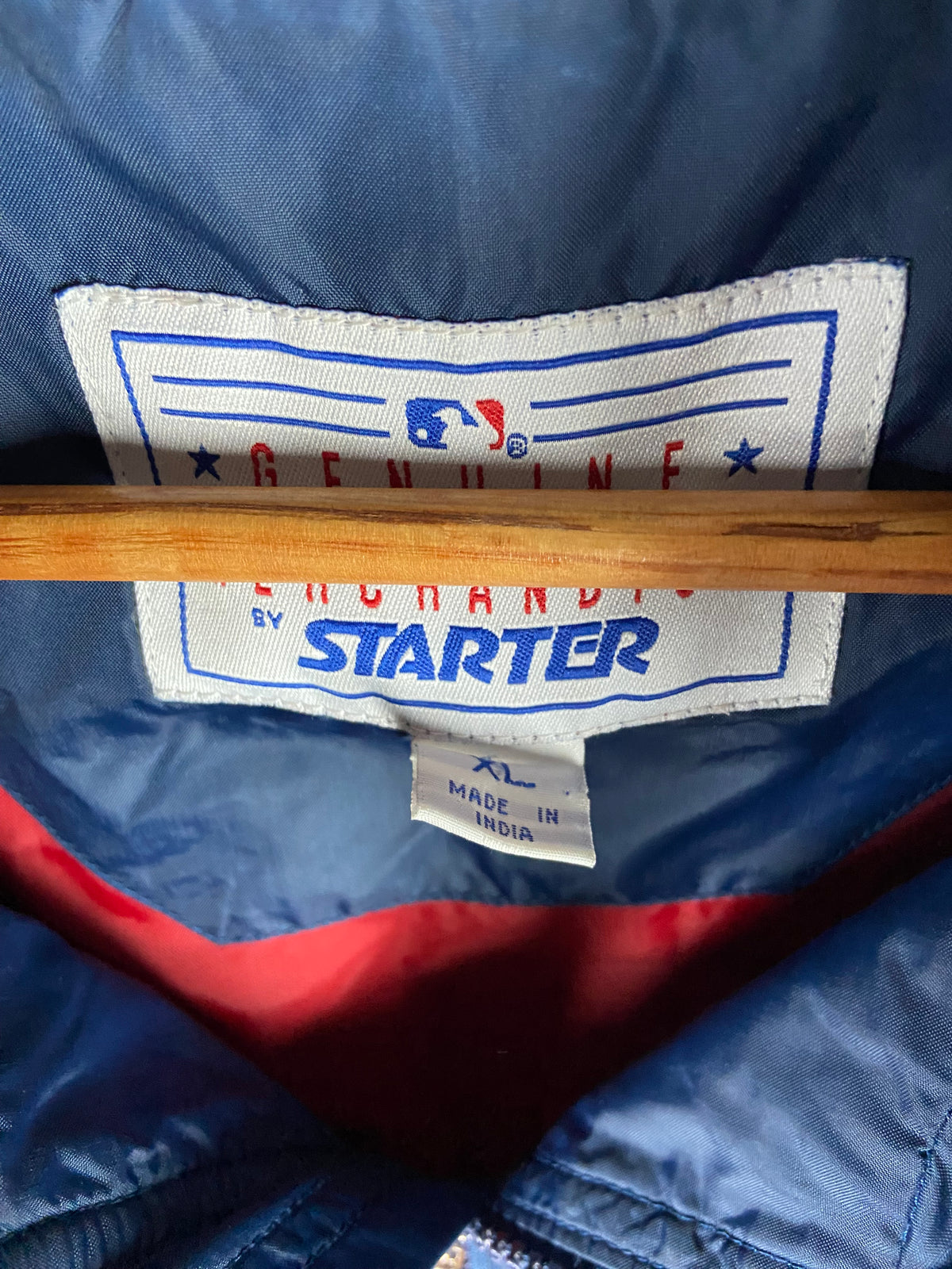 Vintage 1990s Starter Cleveland Indians Full Zip Jacket XL(25”x29”)