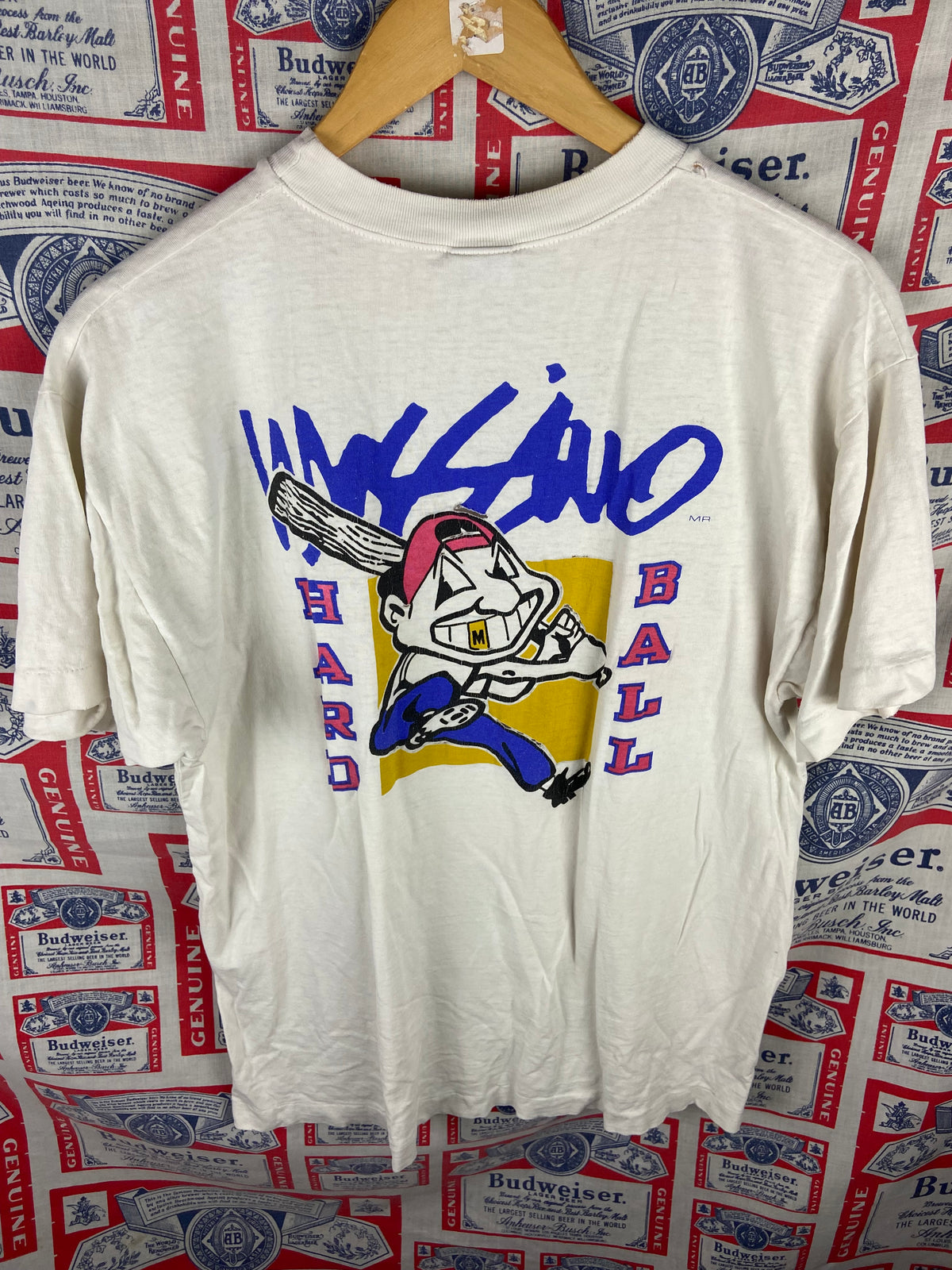 Rare Vintage 1990s Mossimo Cleveland Indians Shirt Large(23”x28”)