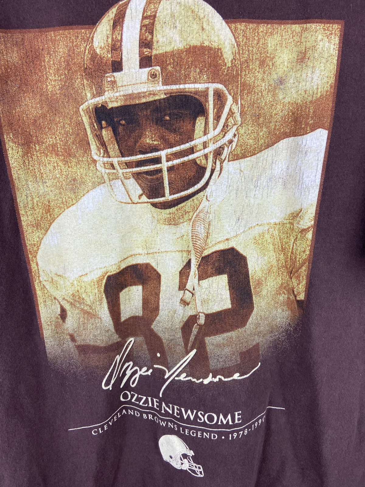 Vintage 2000s Reebok Cleveland Browns Ozzie Newsome Legend Shirt XL(24”x30”)