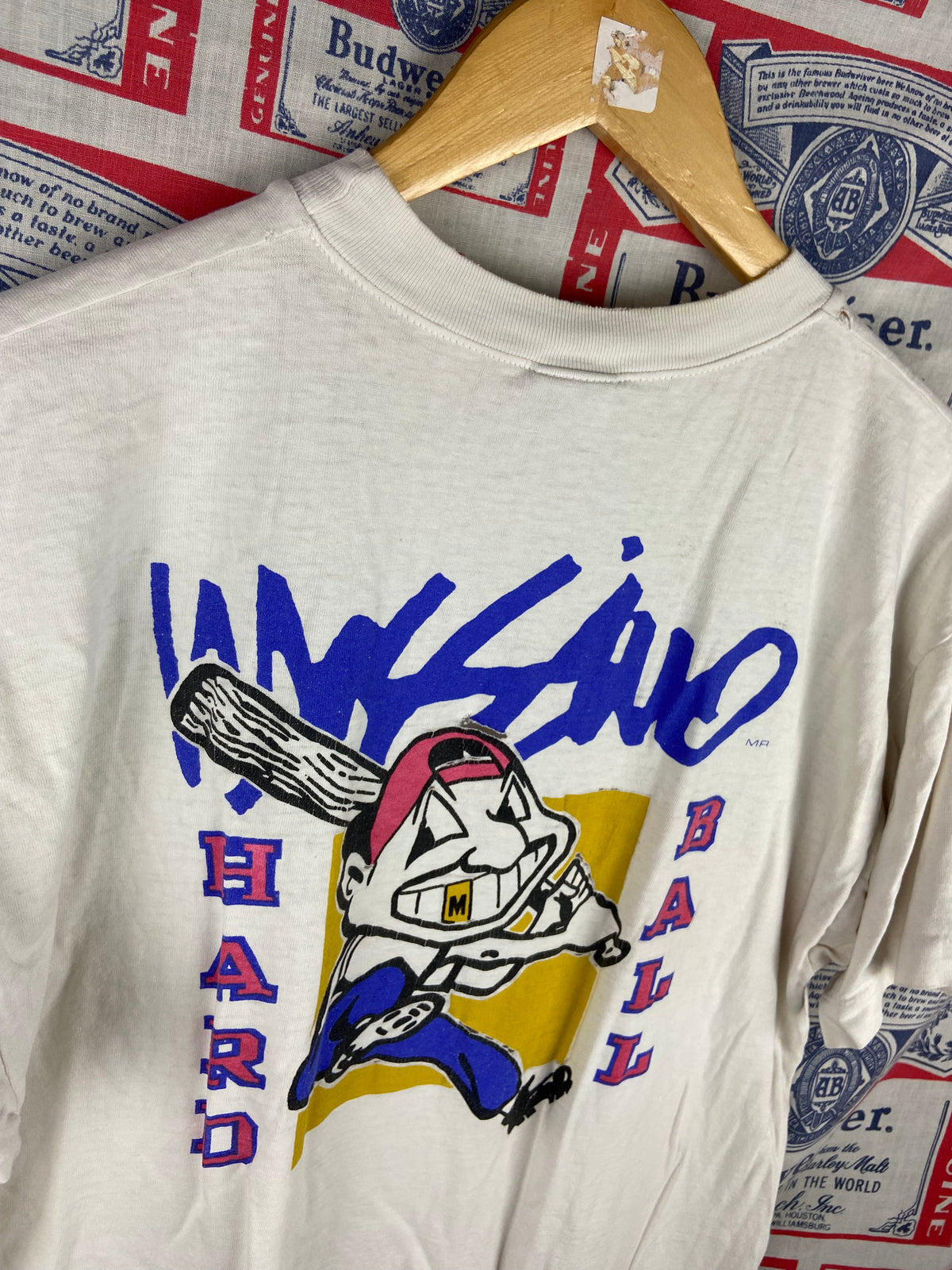 Rare Vintage 1990s Mossimo Cleveland Indians Shirt Large(23”x28”)