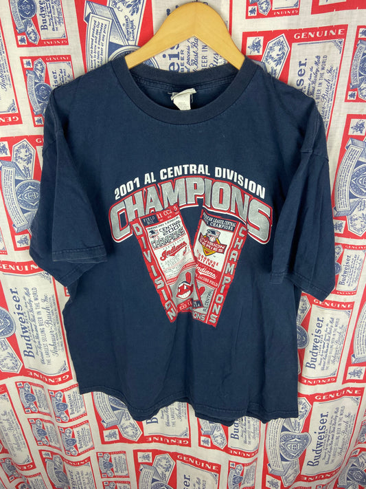 Vintage 2001 Cleveland Indians Shirt XL(24”x29”)