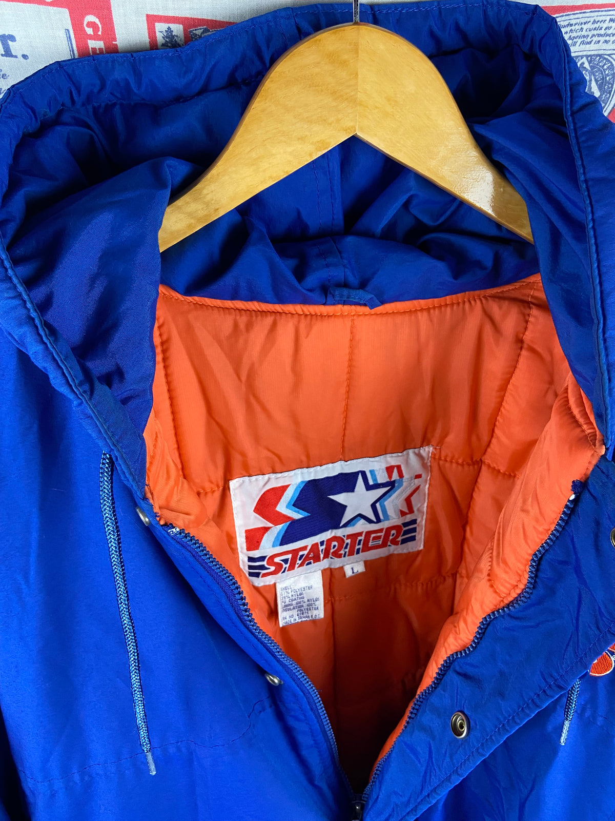 Vintage Early 1990s Starter Cleveland Cavaliers Jacket Large(24”x28”)