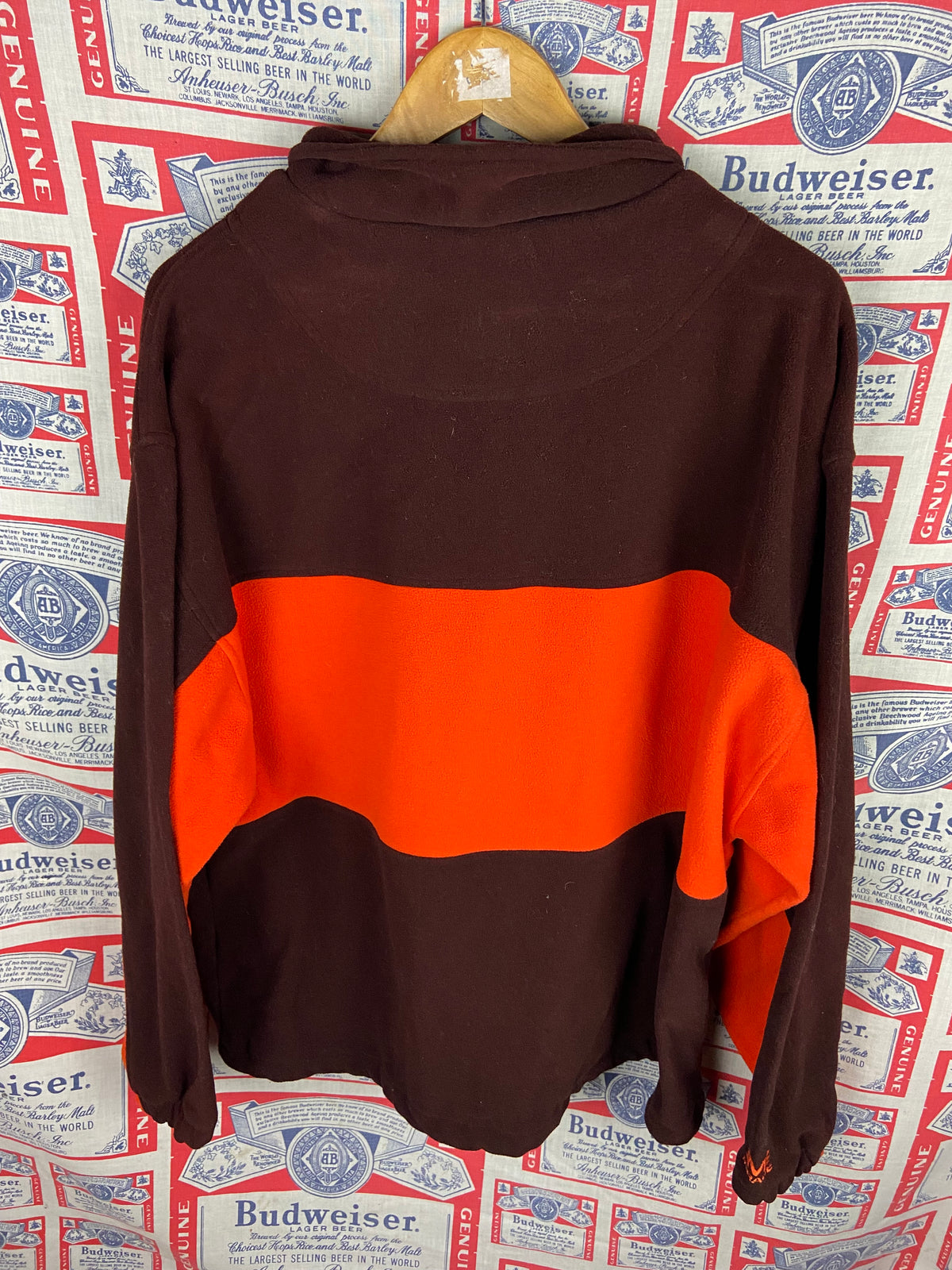 Vintage 1990s Mirage Cleveland Browns Fleece Pullover XL(26”x30”)