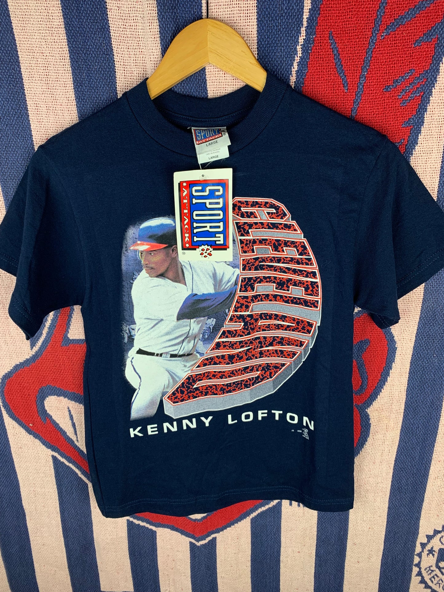 Vintage New With Tags Kenny Lofton Shirt(YOUTH L)