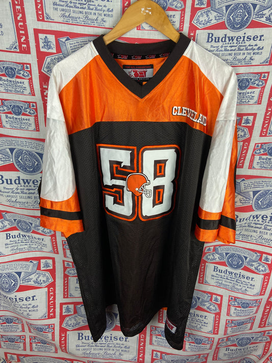 Vintage 1990s BET Sports Limited Edition Cleveland Browns Jersey XXL(28”x34”)