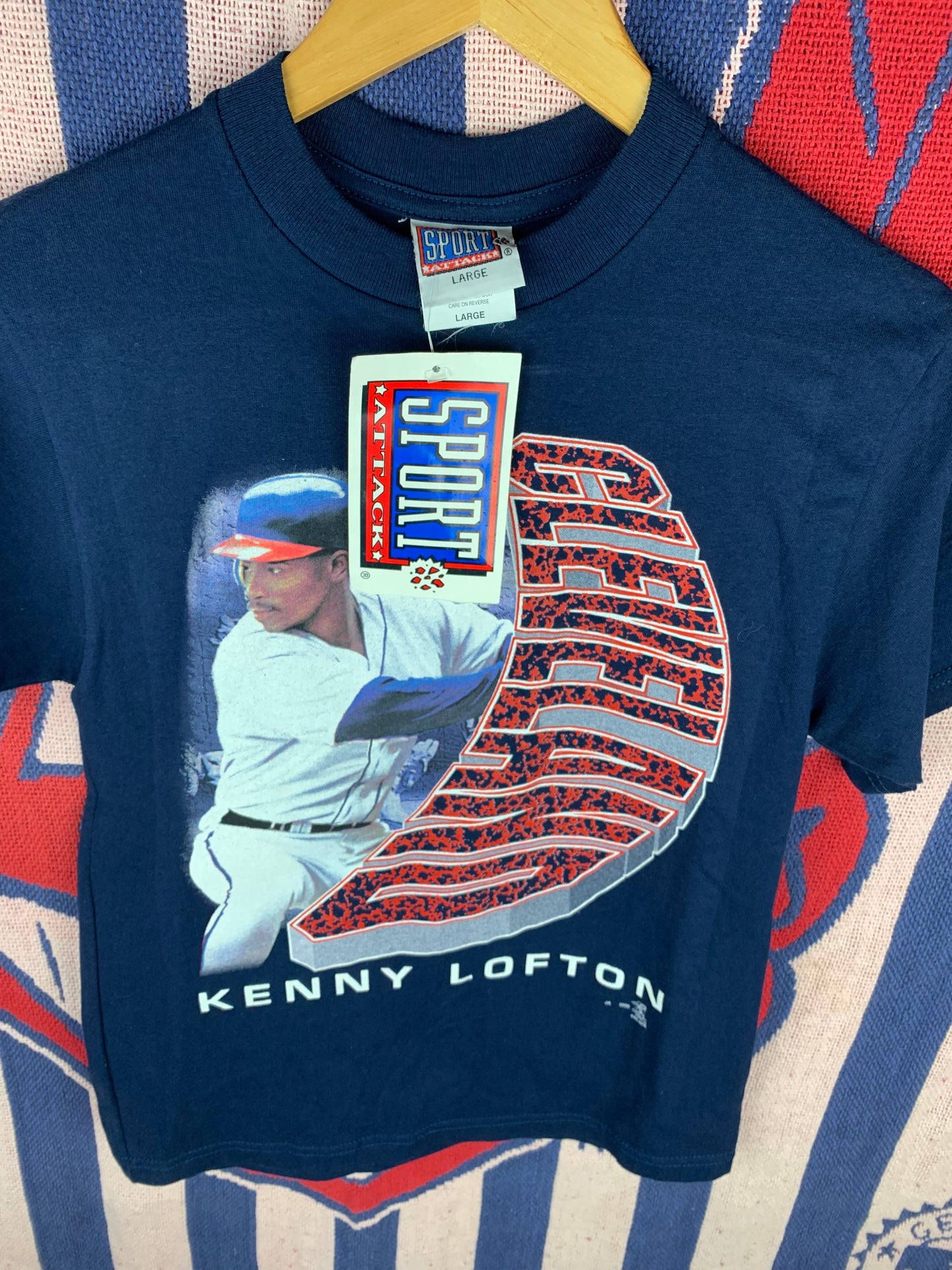 Vintage New With Tags Kenny Lofton Shirt(YOUTH L)