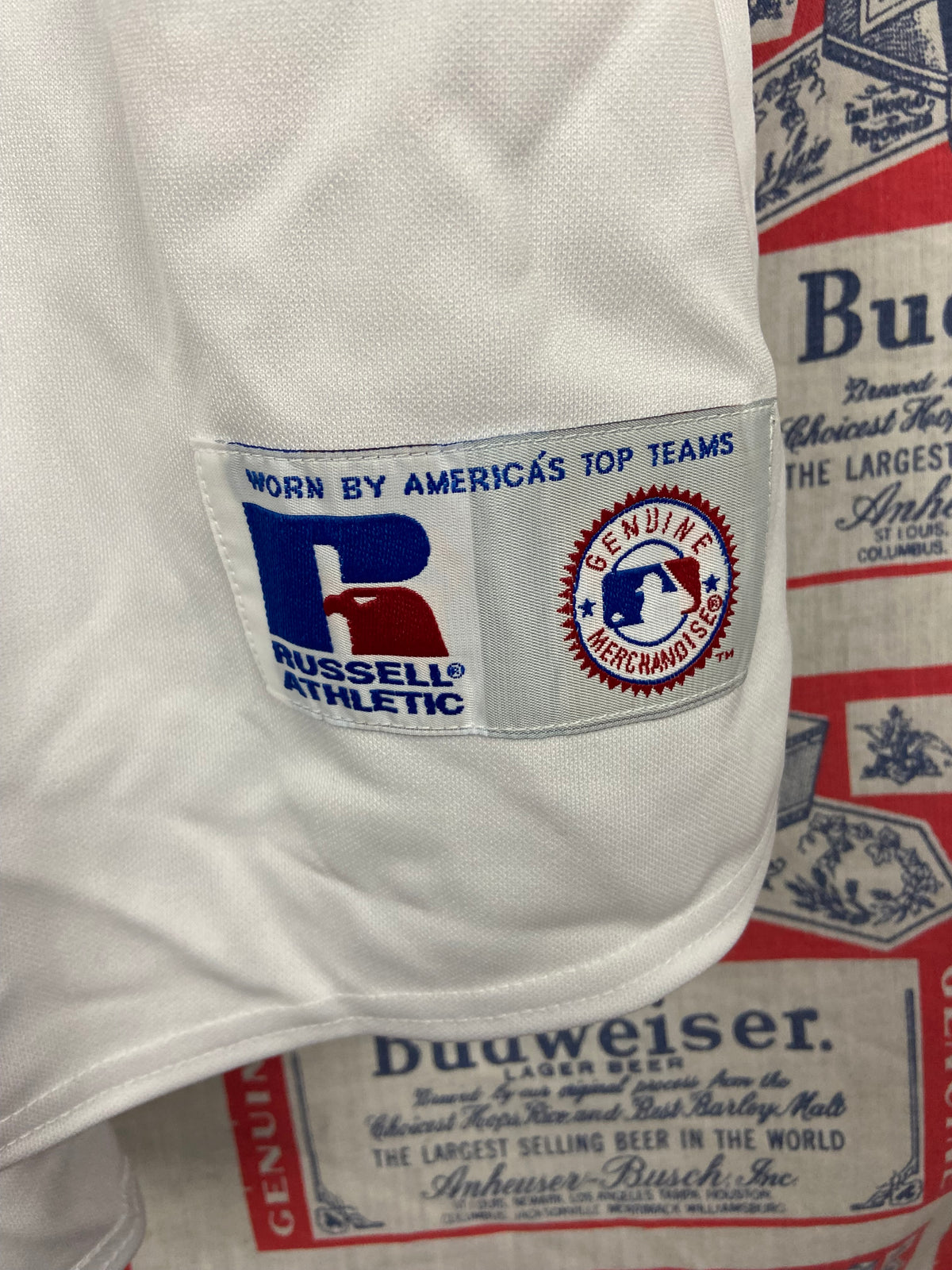 Vintage 1990s Russell Athletic Cleveland Indians Jersey NWT XL(25”x31”)
