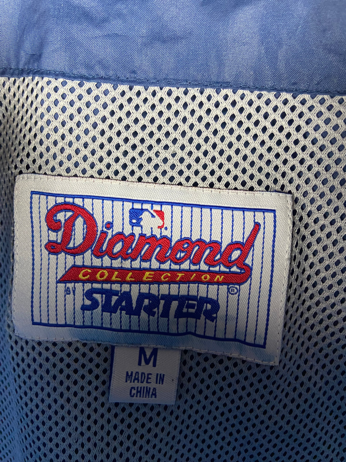 Vintage 1990s Starter Diamond Collection Cleveland Indians Warmup Medium(23”x26”)